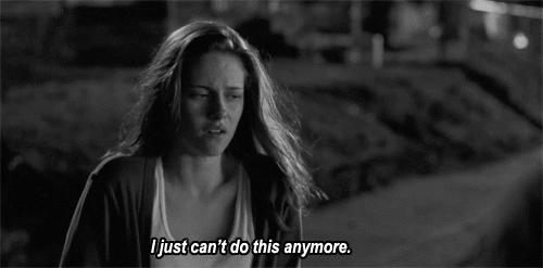 Can't do this | Bella Swan GIF